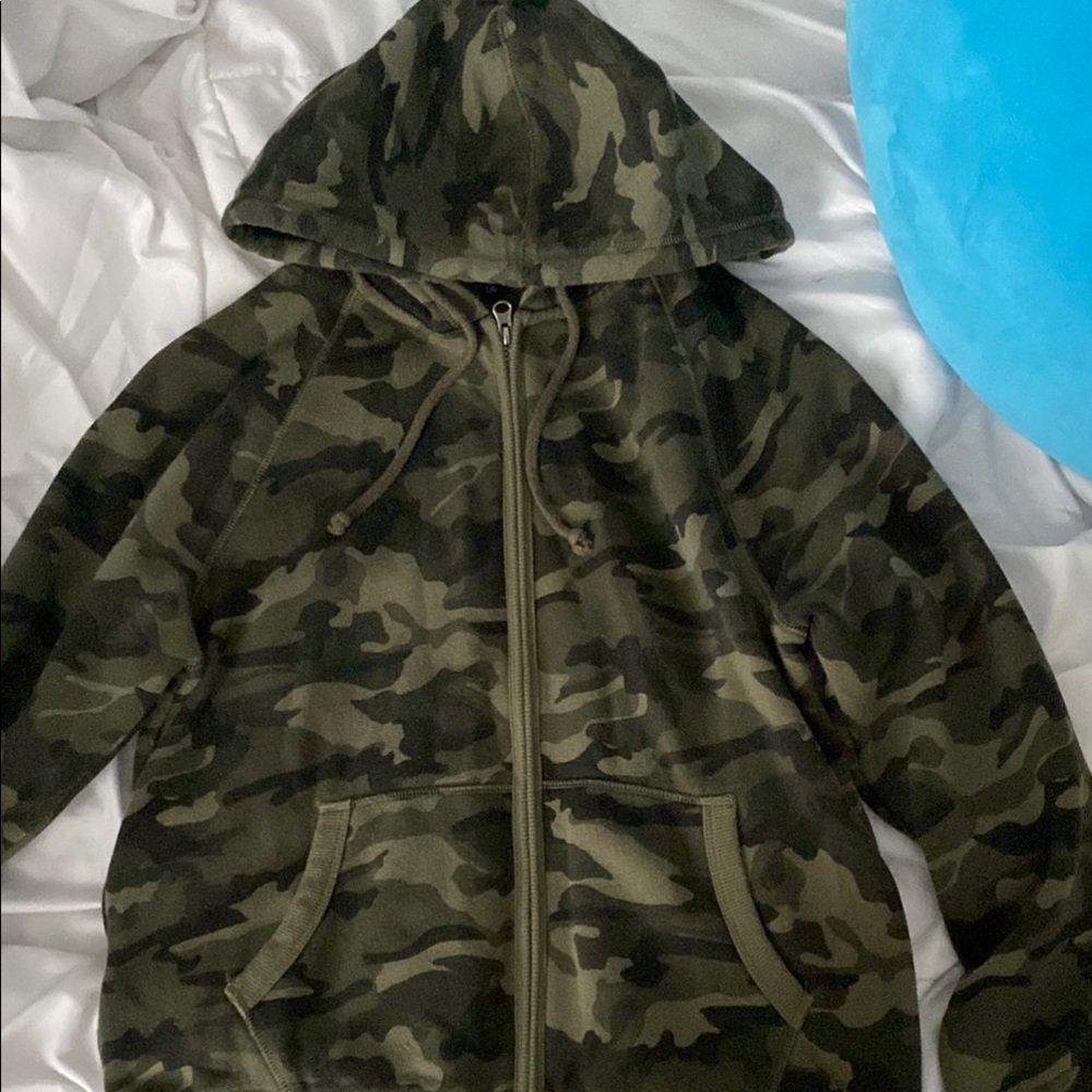 George Olive Camouflage Hoodie